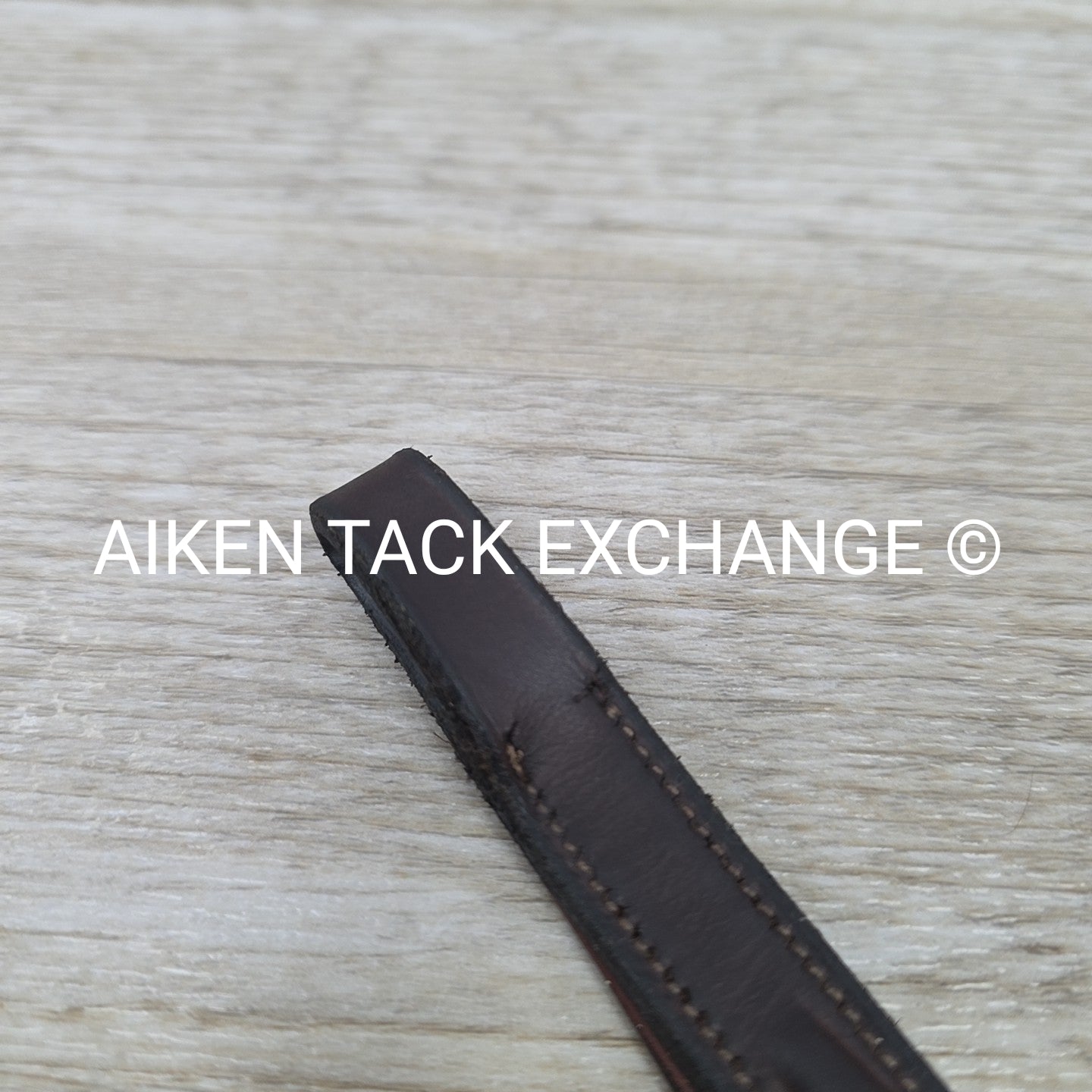 Padded Plain Raised Browband, Brown, 15"
