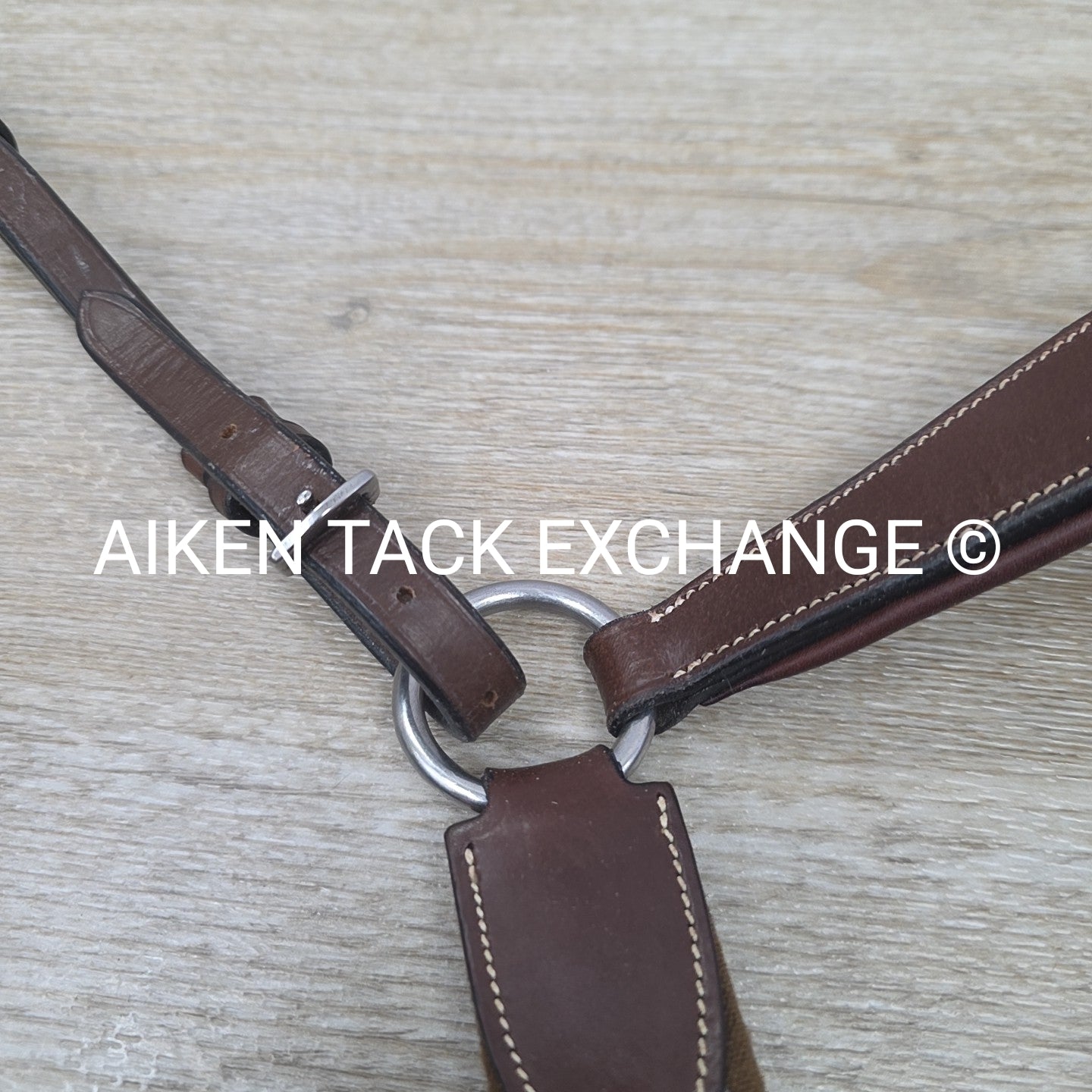 5 Point Elastic Breastplate, Brown, Size Cob