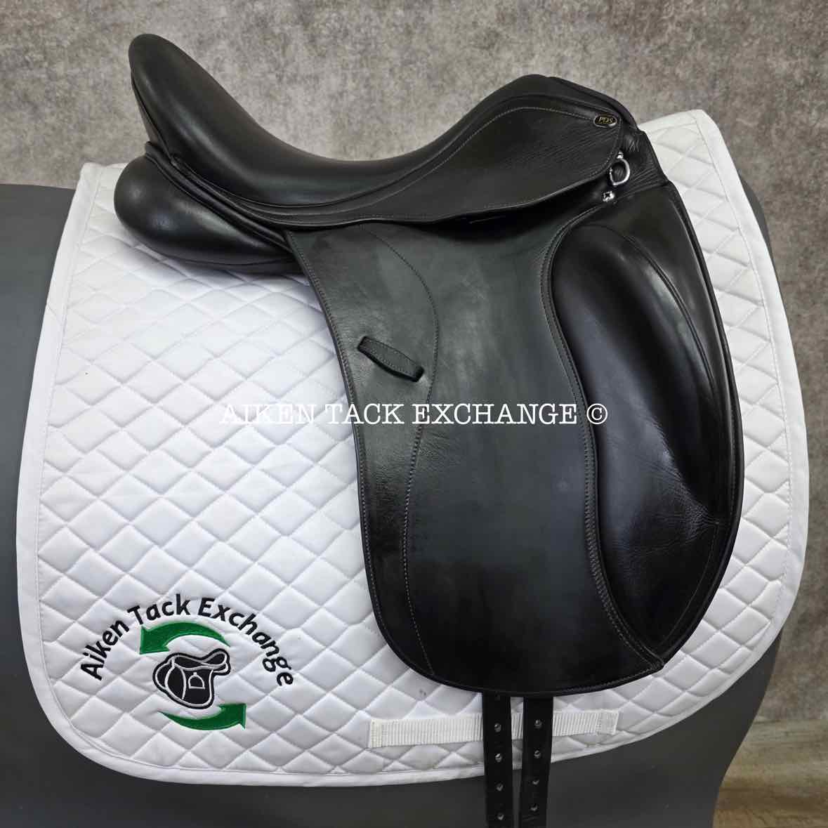 **SOLD** 2014 PDS Carl Hester Grande Alto Dressage Saddle, 17.5" Seat, Adjustable Tree - Changeable Gullet, Wool Flocked Panels