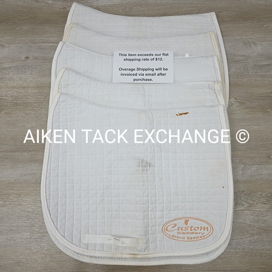 BARGAIN BUNDLE: 5 All Purpose / Dressage Custom Saddlery Saddle Pads