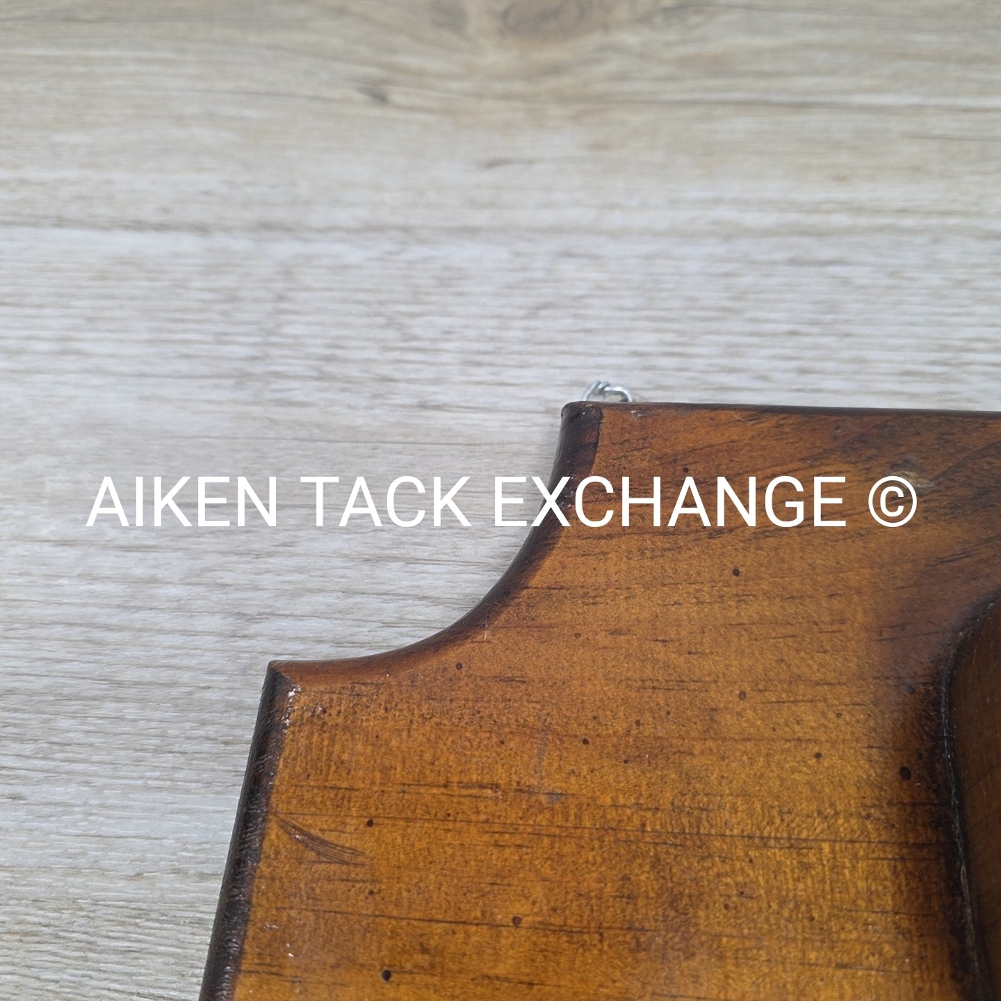Hanging Wood Bridle Rack, Holds 3