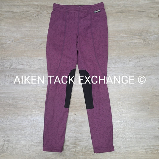 Kerrits Knee Patch Performance Pull On Riding Tights, Youth XLarge