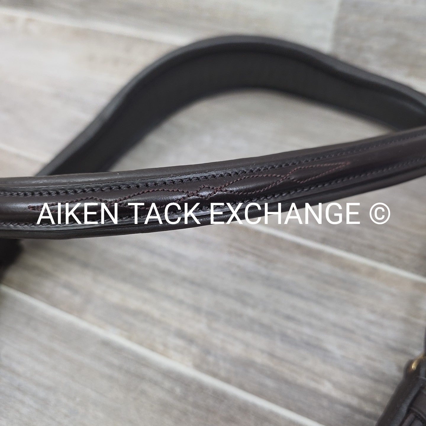 Kentaur Fancy Stitched Flash Bridle with Matching Reins, Brown, Size Full