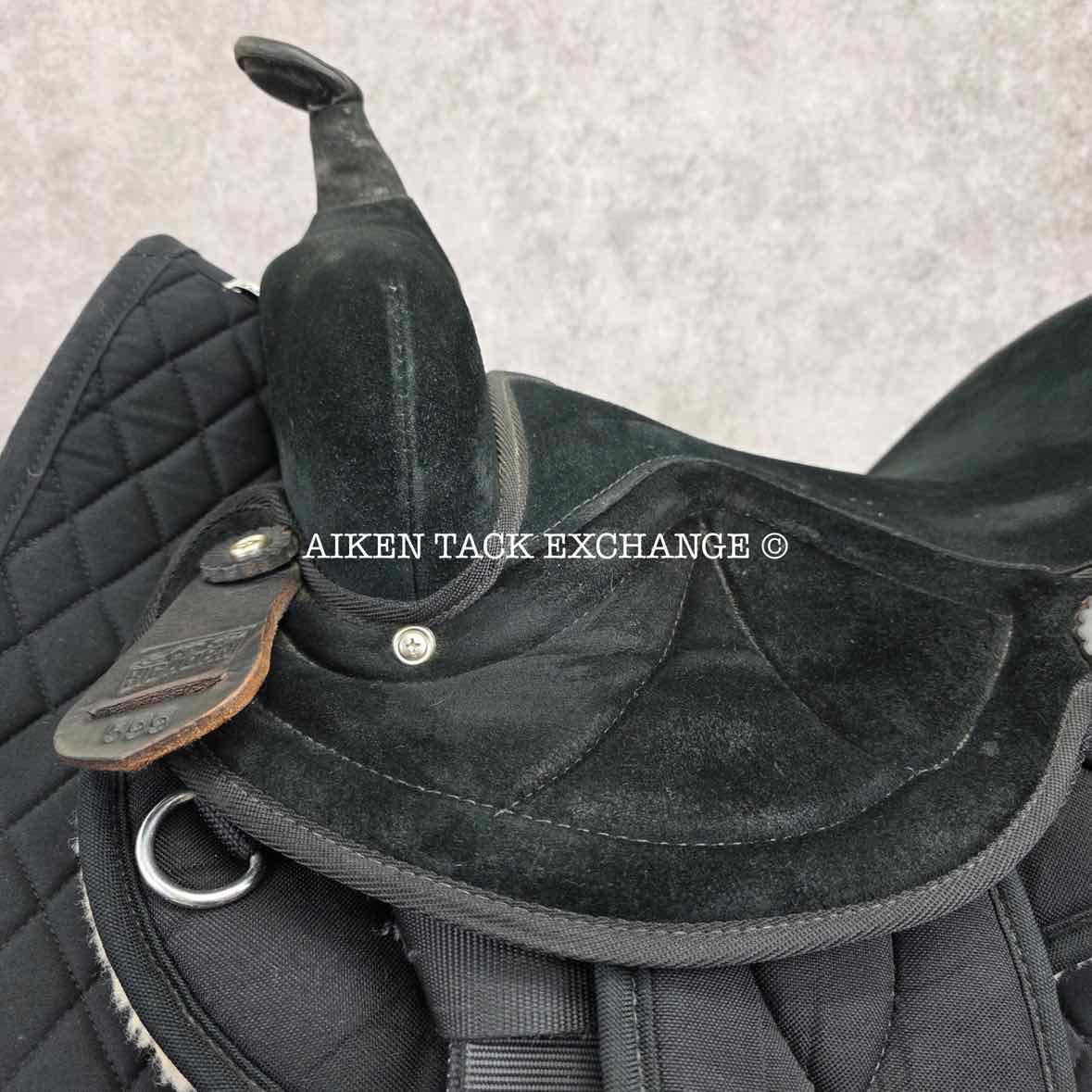 Big Horn 599 Synthetic Western Saddle, 14" Seat, Regular Tree - Semi QH Bars