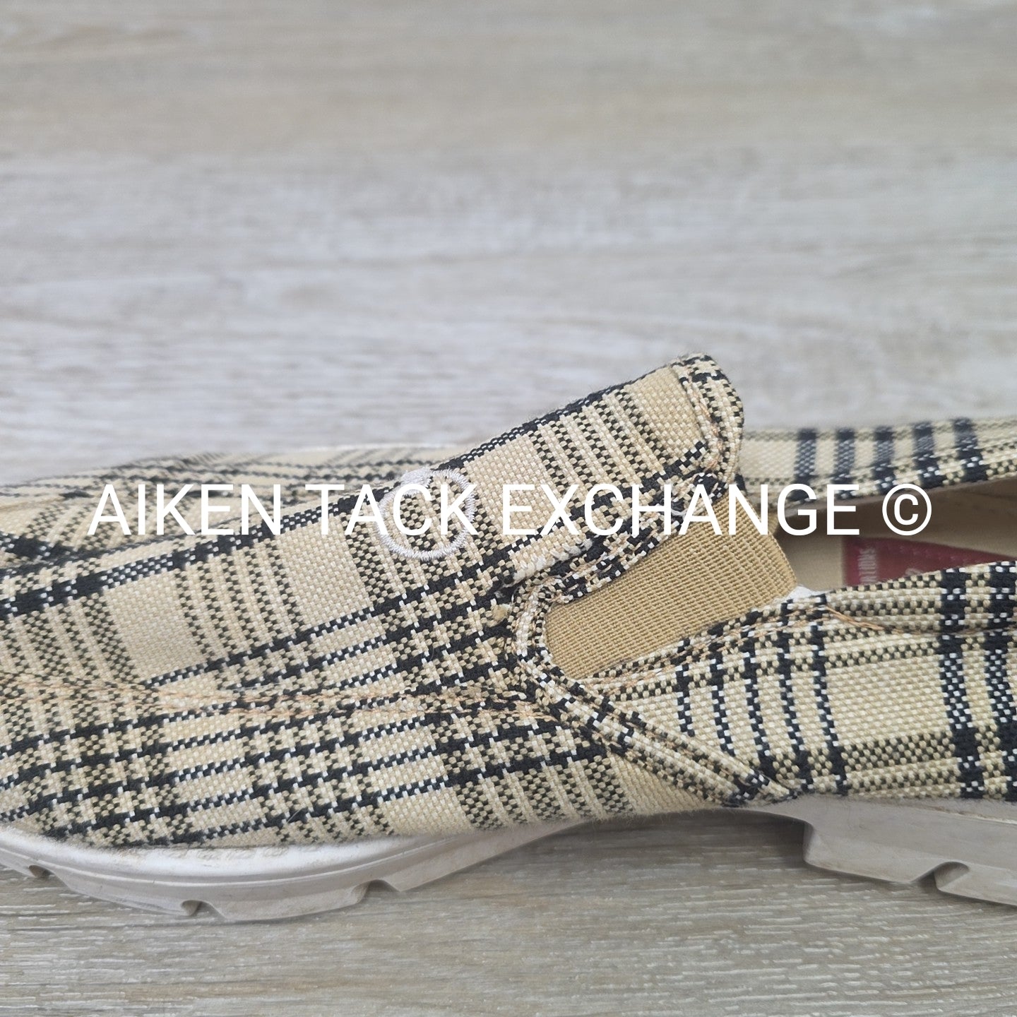 5/A Baker TuffRider Plaid Loafer, Size 11