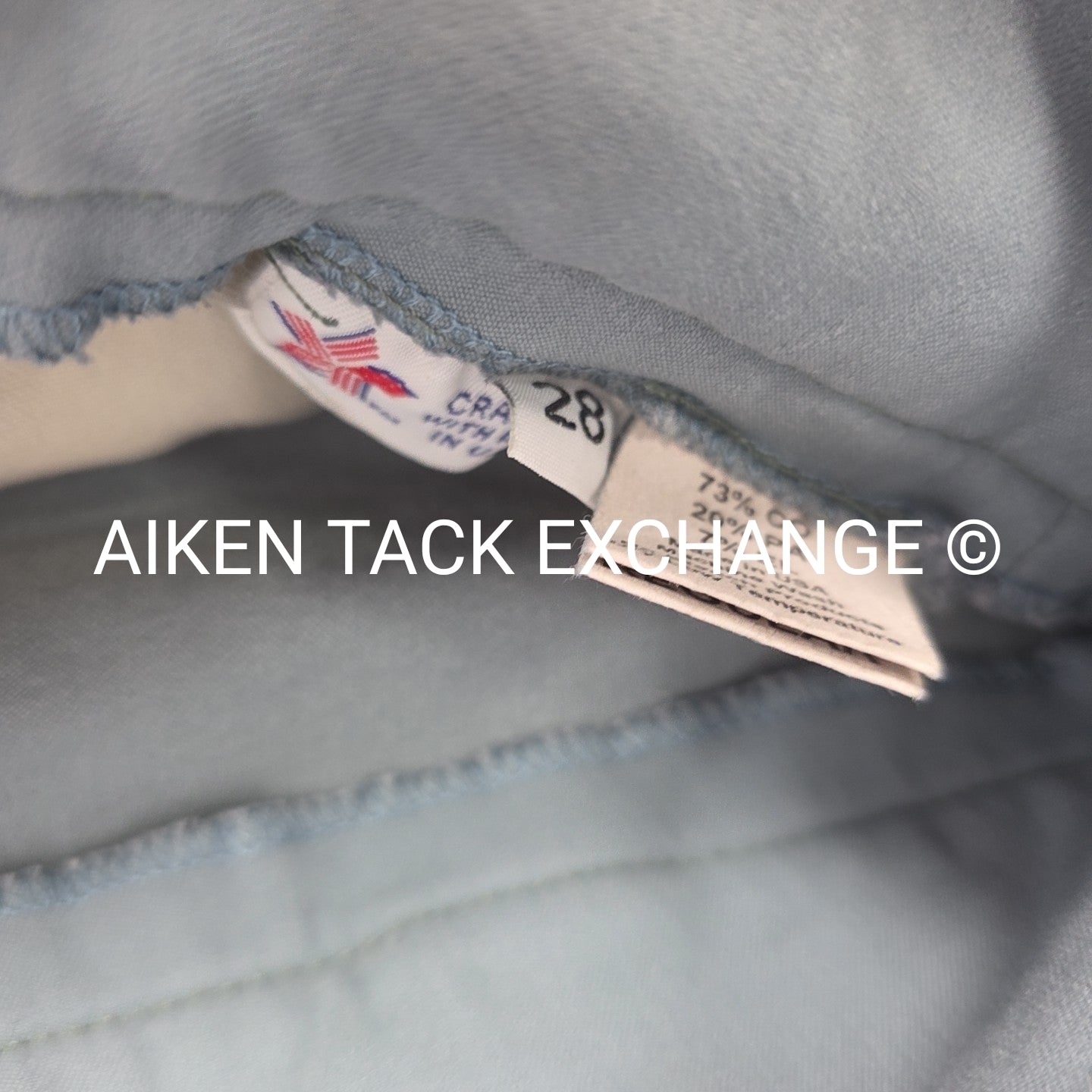 Tailored Sportsman Trophy Hunter Knee Patch Breeches, Size 28