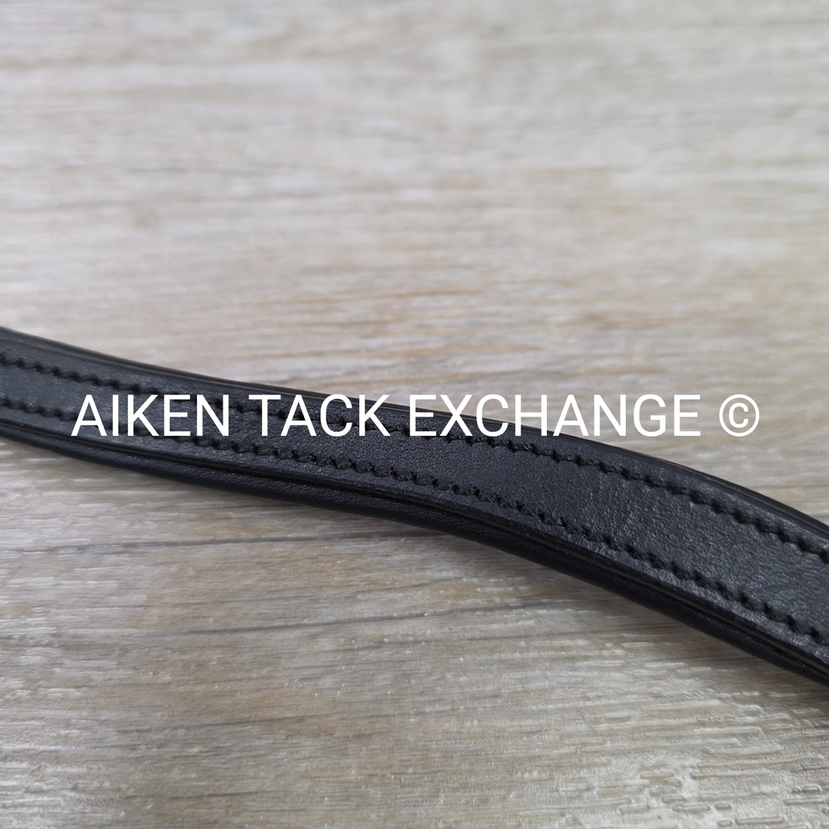 Padded Curved Browband, Black, Size Cob