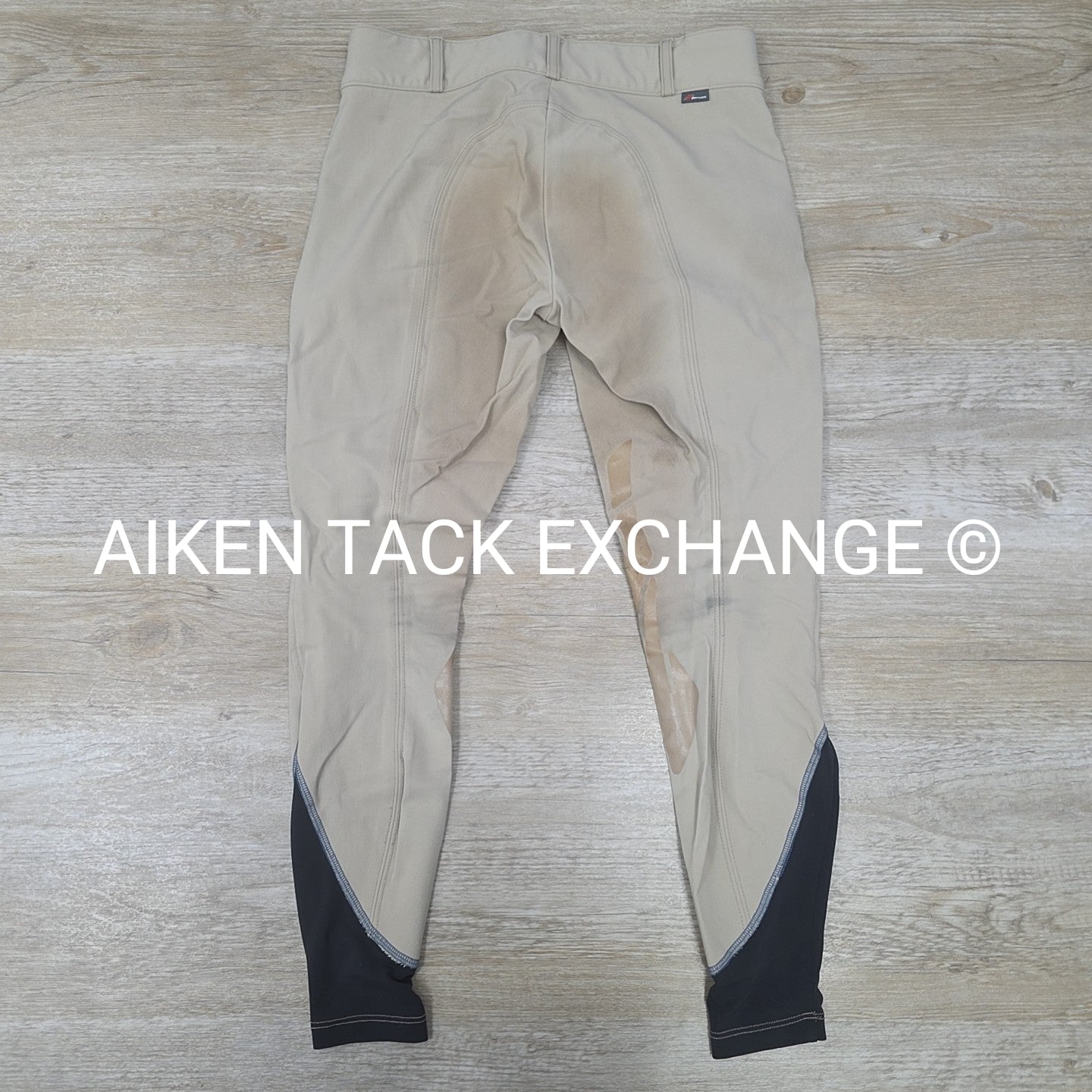 BARGAIN BUNDLE: 2 Pair Struck Silicone Grip Knee Patch Breeches, Size 27