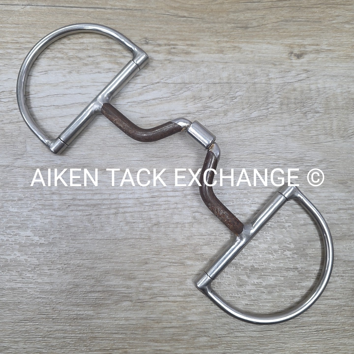 JKS Jay Shuttleworth D Ring Sweet Iron High Port Comfort Mouth Bit 5.25"