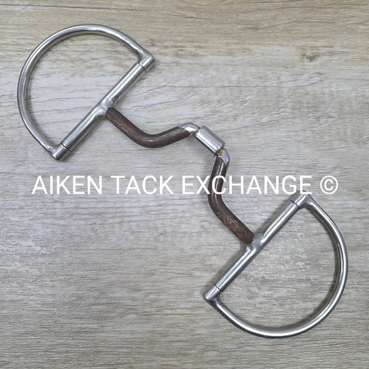 JKS Jay Shuttleworth D Ring Sweet Iron High Port Comfort Mouth Bit 5.25"