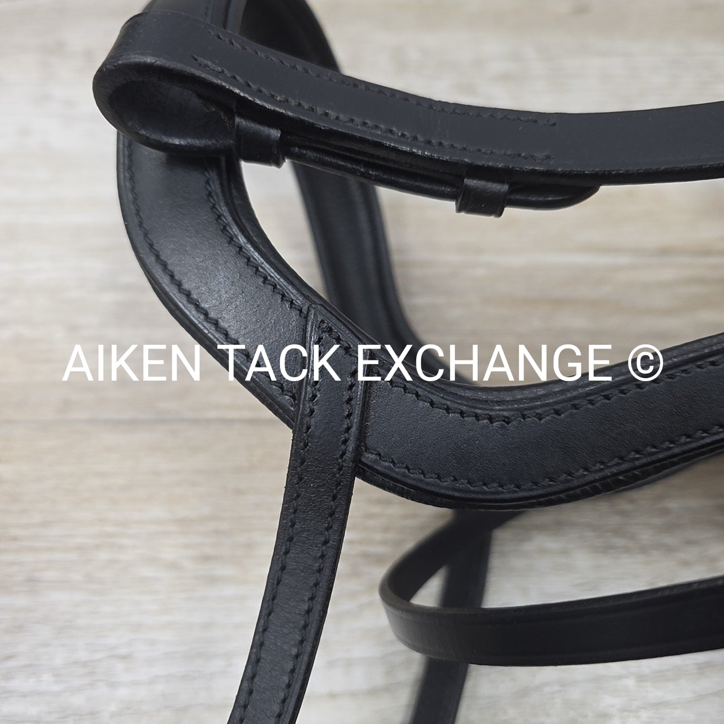 SmartPak Harwich Ergonomic Bridle with Horze Bling Browband, No Reins, Black, Si