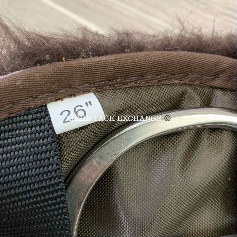 CAS Equestrian Sheepskin Cinch 26"