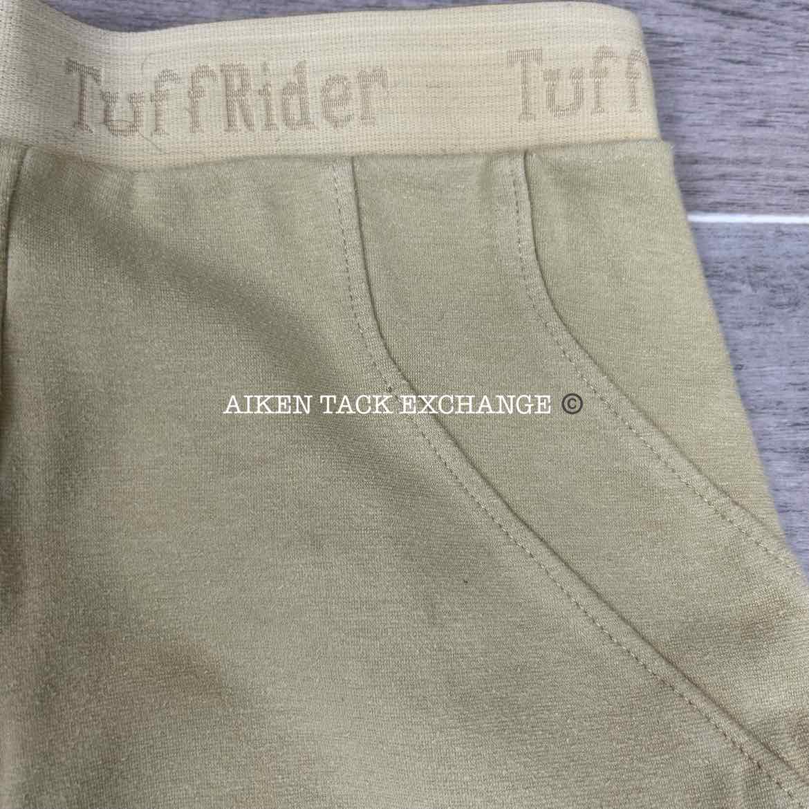 TuffRider Cotton Knee Patch Pull On Tights, Size 34