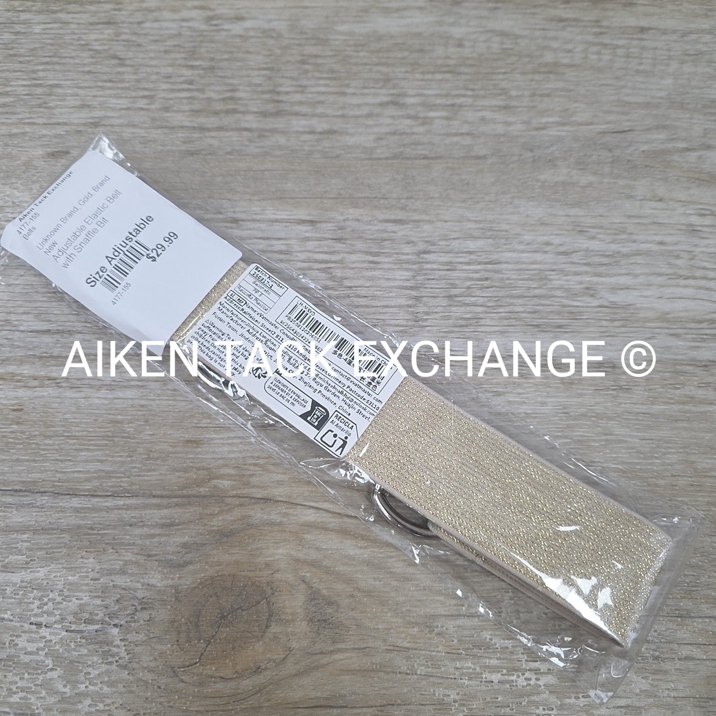 Adjustable Elastic Belt with Snaffle Bit