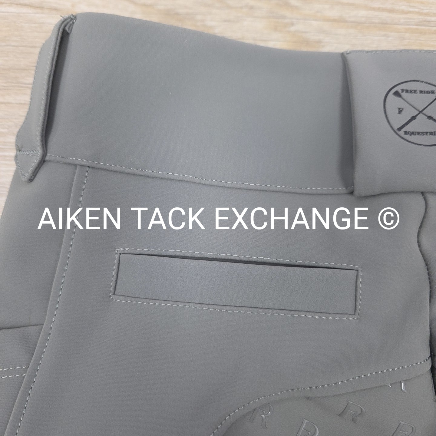 Free Ride Equestrian Lux Zip Full Seat Breeches, Size 24