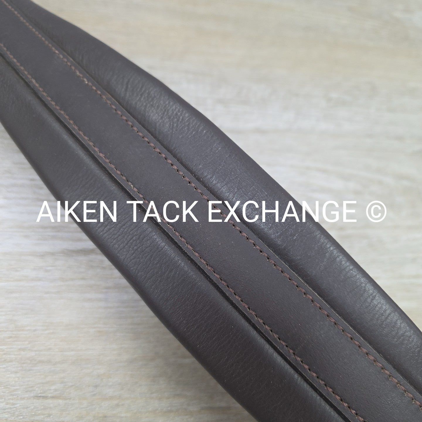 Leather Double End Elastic Equalizer Girth, Brown, 48"