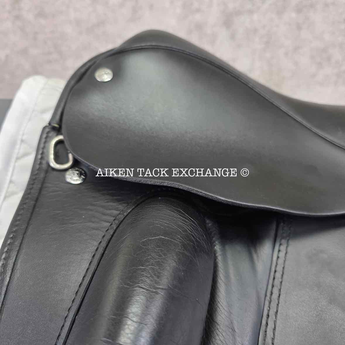 2014 Custom Saddlery Signature Wolfgang Solo Dressage Saddle, 17.5" Seat, Adjustable Tree, Wool Flocked Panels