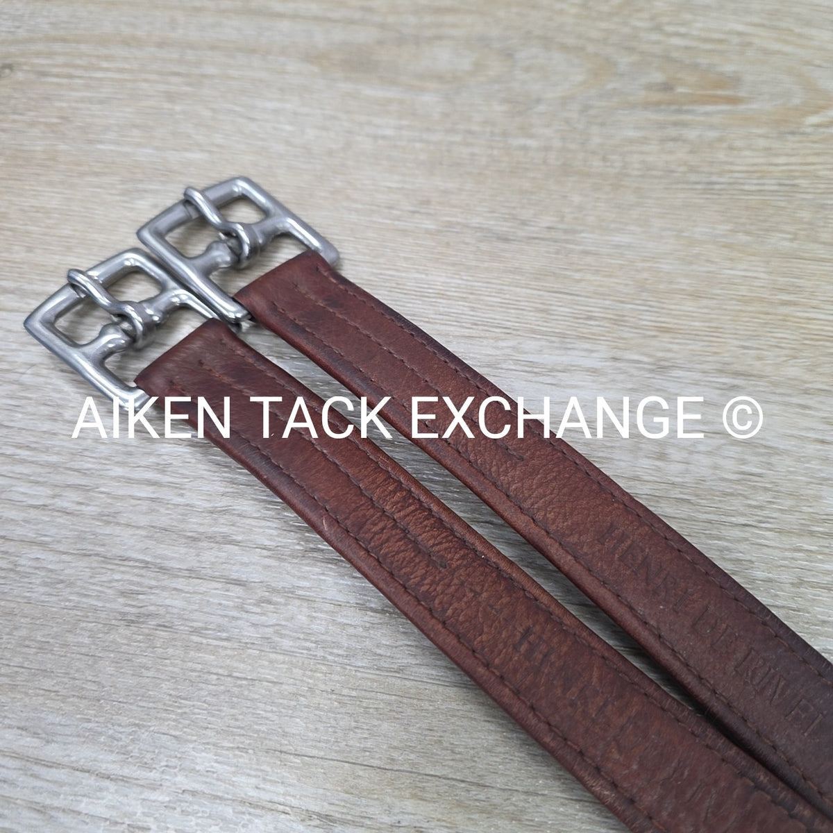 HDR Covered Nylon Lined Stirrup Leathers, Brown, 54"