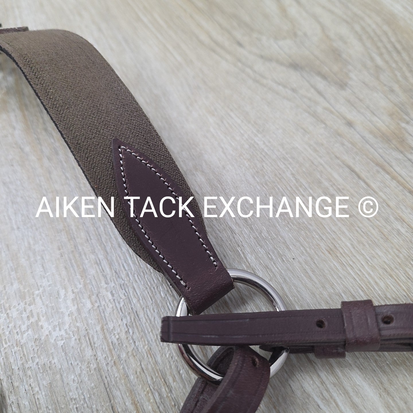 Devoucoux 3 Point Elastic Breastplate, Brown, Size Large