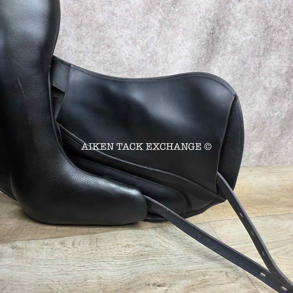 2020 Custom Saddlery Wolfgang Gemini R Monoflap Dressage Saddle, 17.5" Seat, Adjustable Tree, Wool Flocked Panels