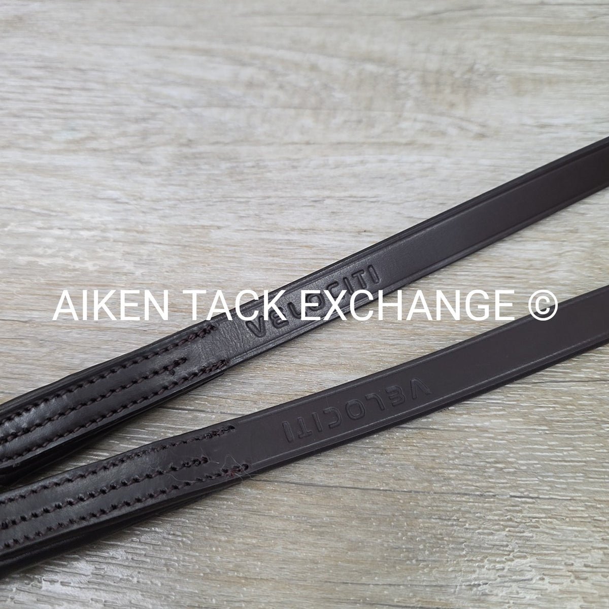 Shires Velociti RAPIDA Rubber Reins, Brown, 54"