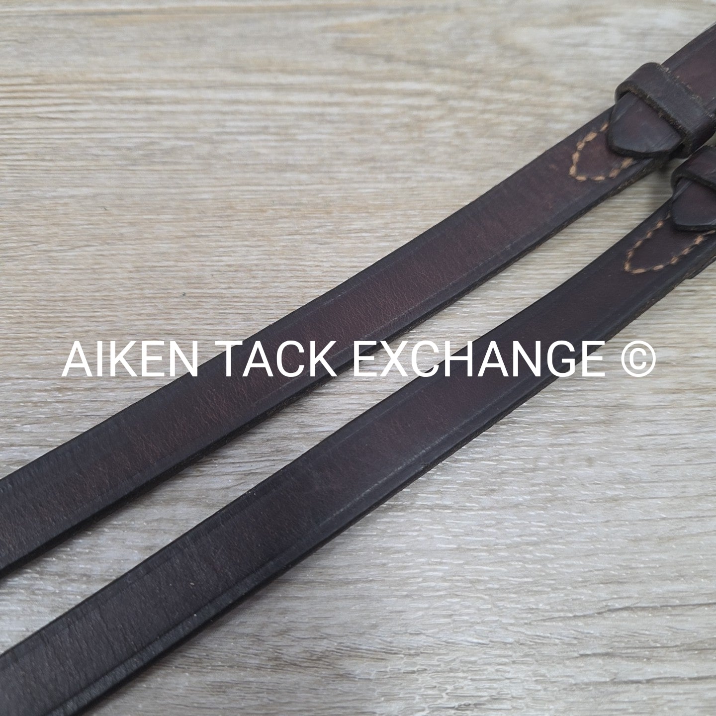 Nunn Finer Heavy Duty Rubber Reins, Brown, 60"