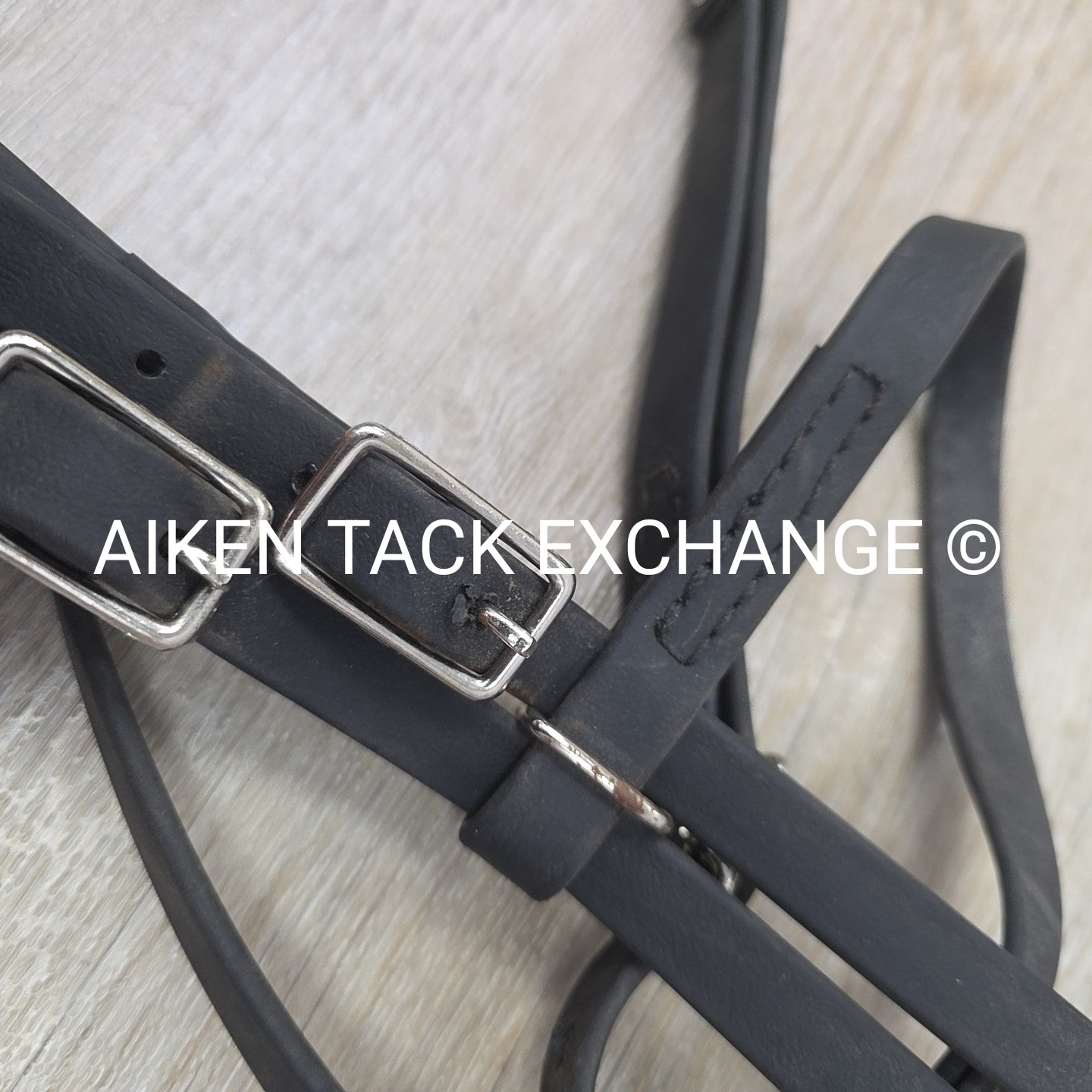 Biothane Browband Headstall, No Reins, Black, Size Full
