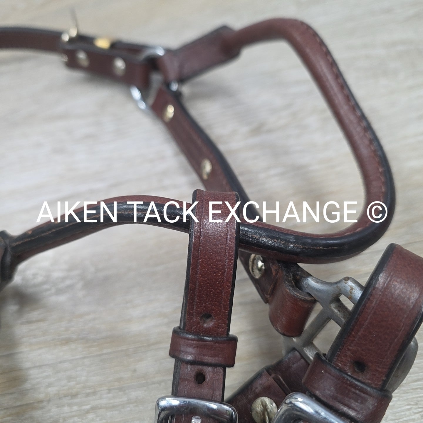 Western Show Halter, Brown, Size Pony