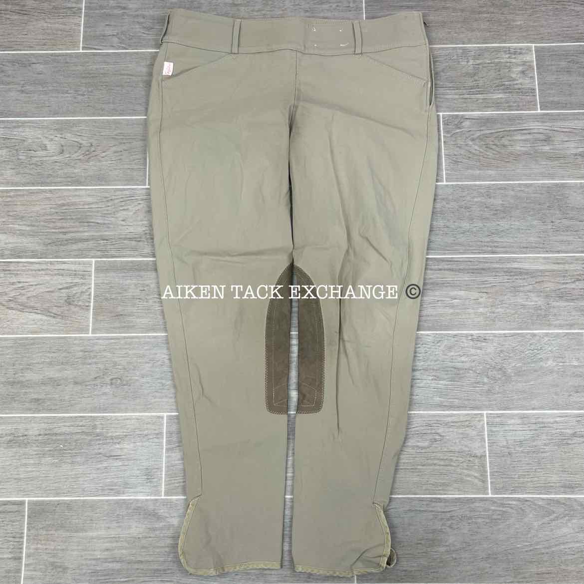 Tailored Sportsman Trophy Hunter Knee Patch Breeches, Size 34