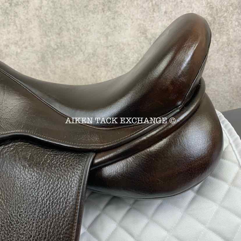 2011 Hulsebos DR CC Dressage Saddle, 17.5" Seat, Medium Wide Tree, Wool Flocked Panels