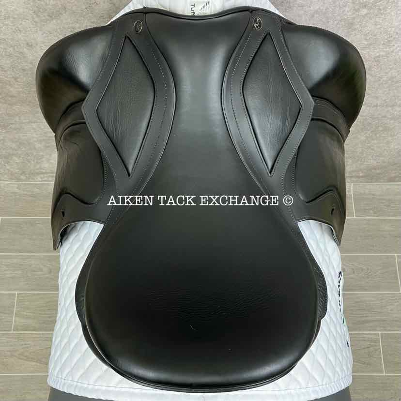 2020 MaxFlex Melina Pro Monoflap Dressage Saddle, 18" Seat, Flex Tree - MW/W, Wool Flocked Panels
