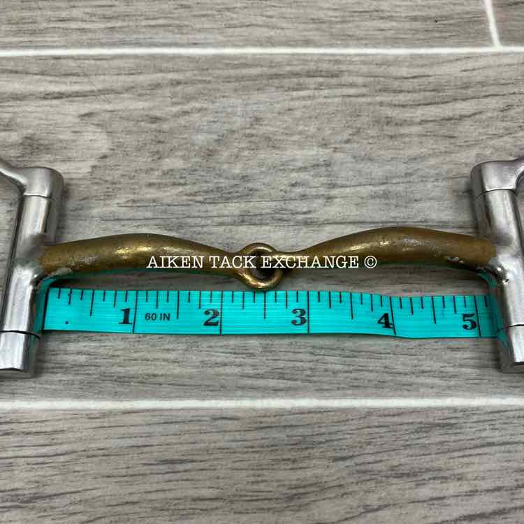 Myler Single Joint Copper Western Dee Bit 5"