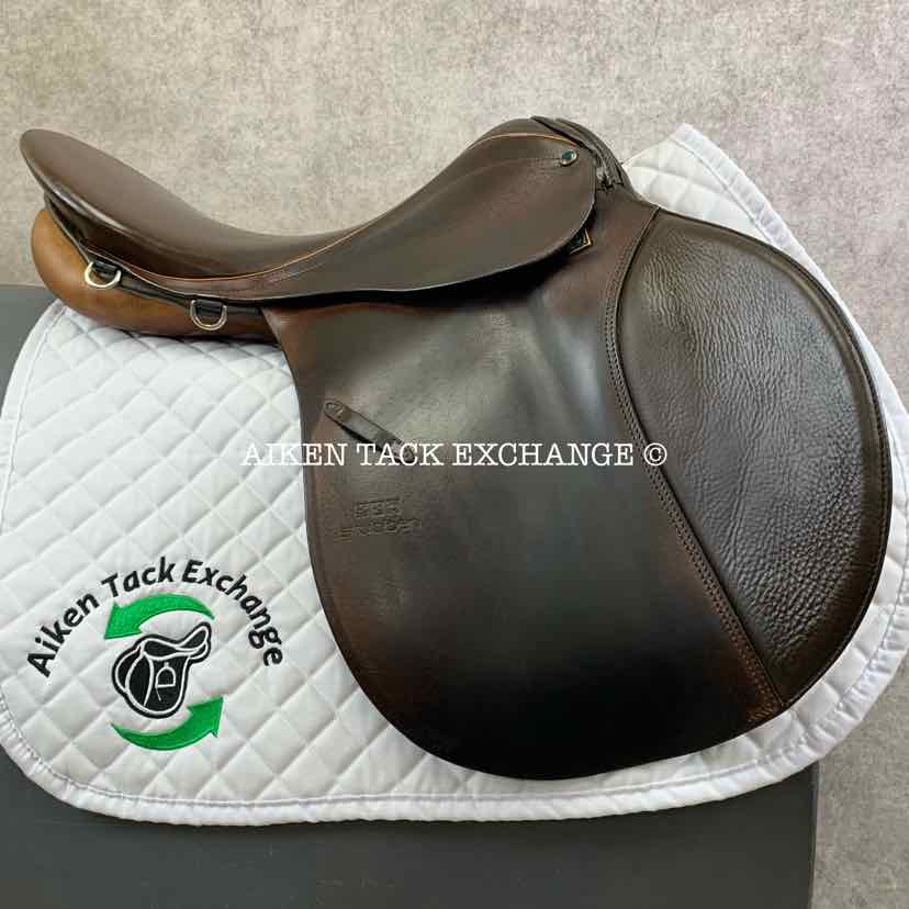**SOLD** Stubben Siegfried Extra All Purpose Jump Saddle, 19" Seat, 31 cm Tree - Medium Wide/Wide, Wool Flocked Panels