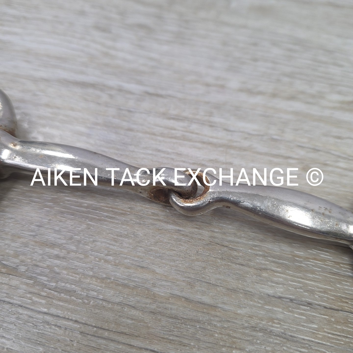 Plated Single Joint Half Cheek Bit 5"