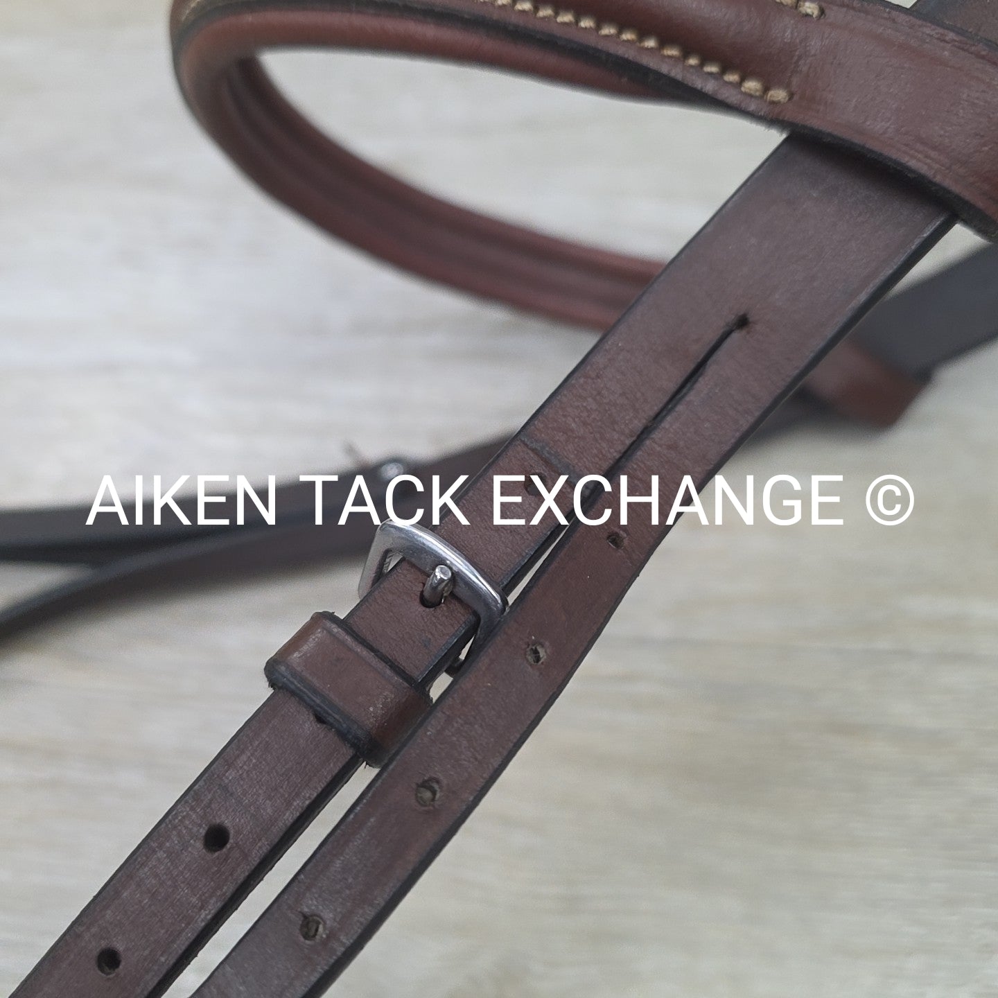 Plain Bridle, No Noseband, No Reins, Brown, Size Full