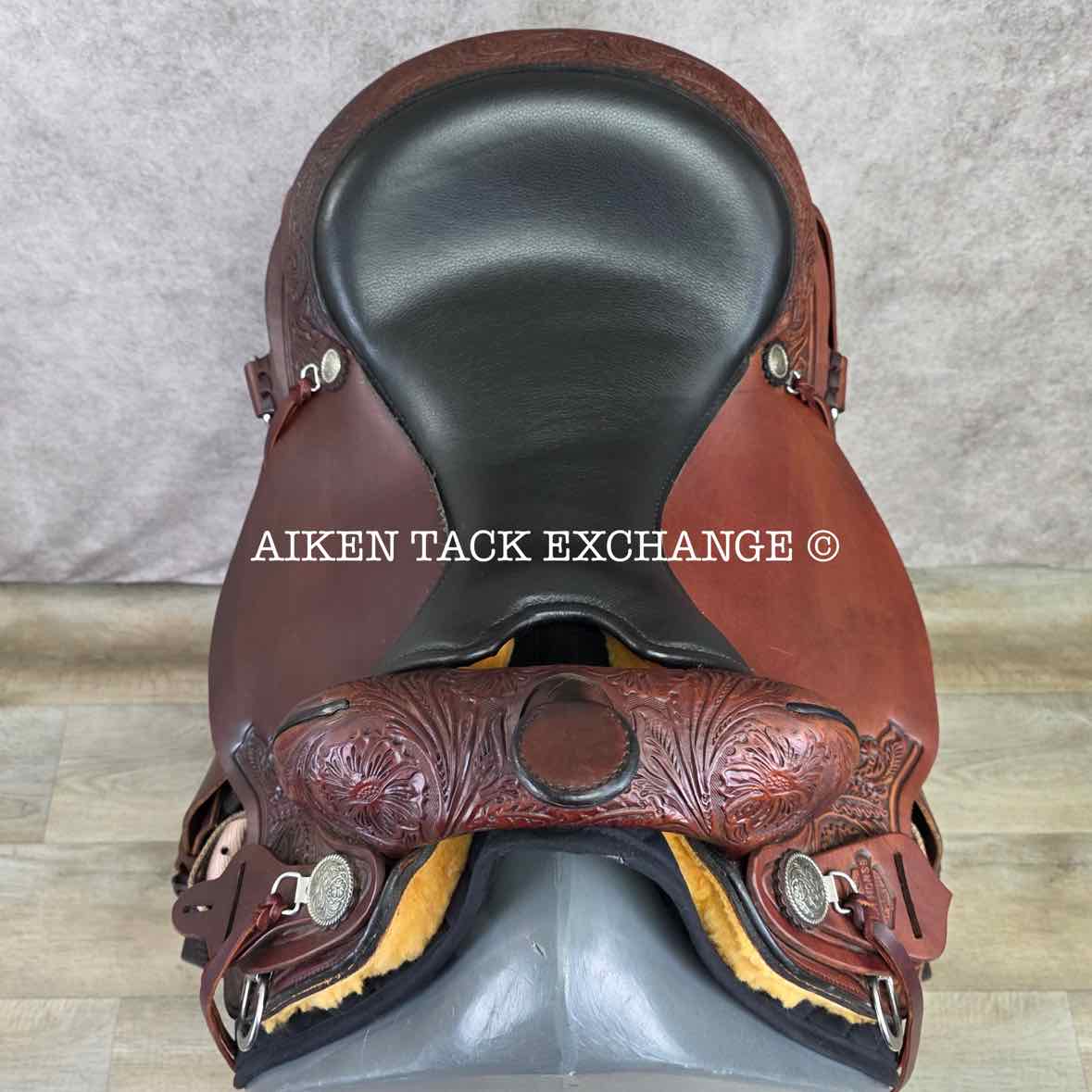2024 High Horse by Circle Y 6864 Mesquite Western Saddle, 17" Seat, Wide Tree - Full QH Bars