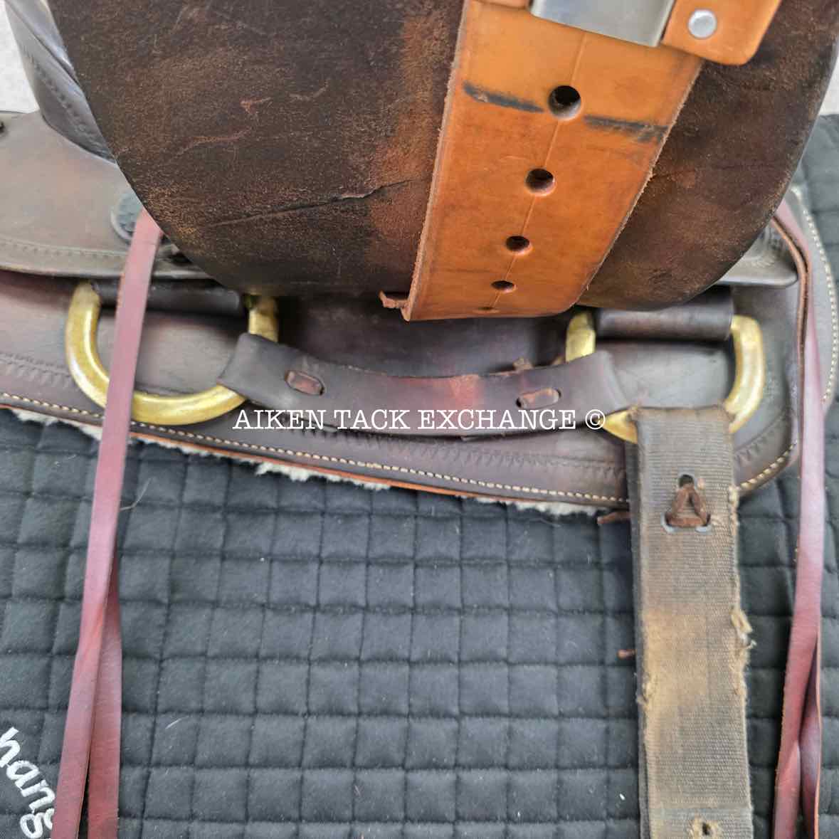 JC Higgins Western Saddle, 14.5" Seat, Regular Tree - Semi QH Bars