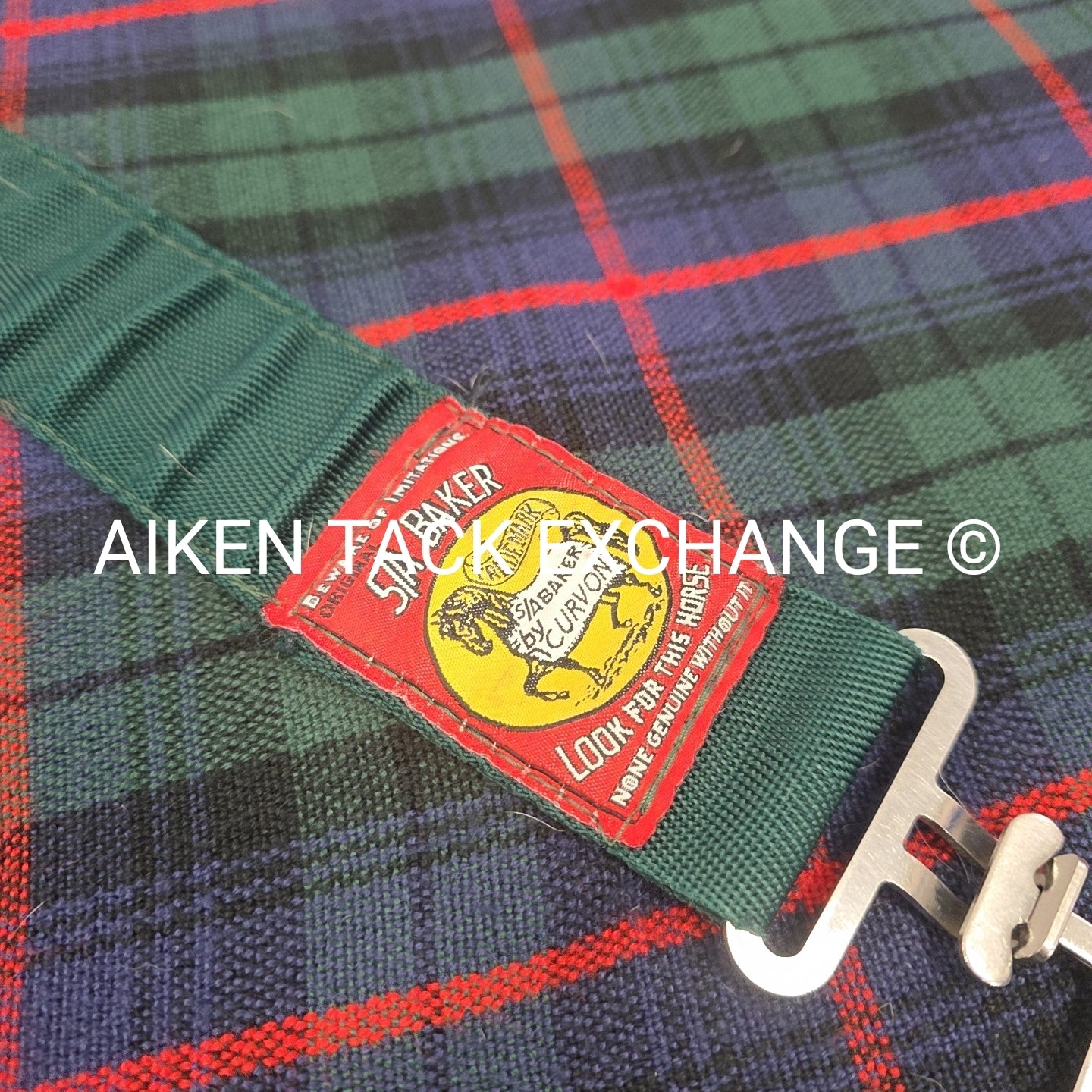5/A Baker Original Tartan Plaid Heavyweight Stable Sheet, Size 78"