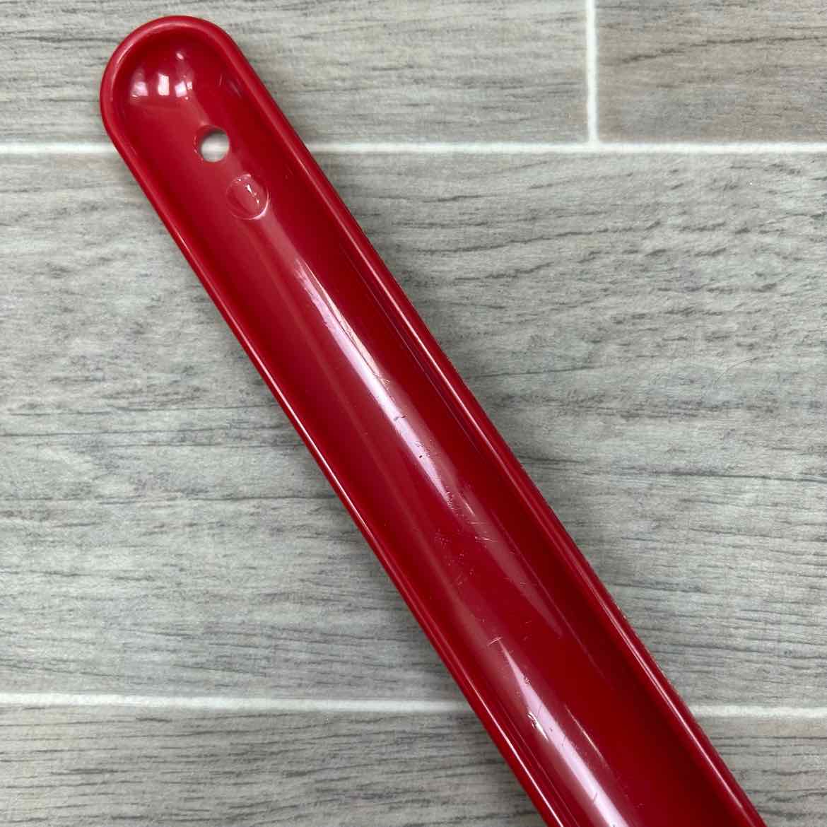 Equi-Essentials Curved Plastic Sweat Scraper, Red, Brand New