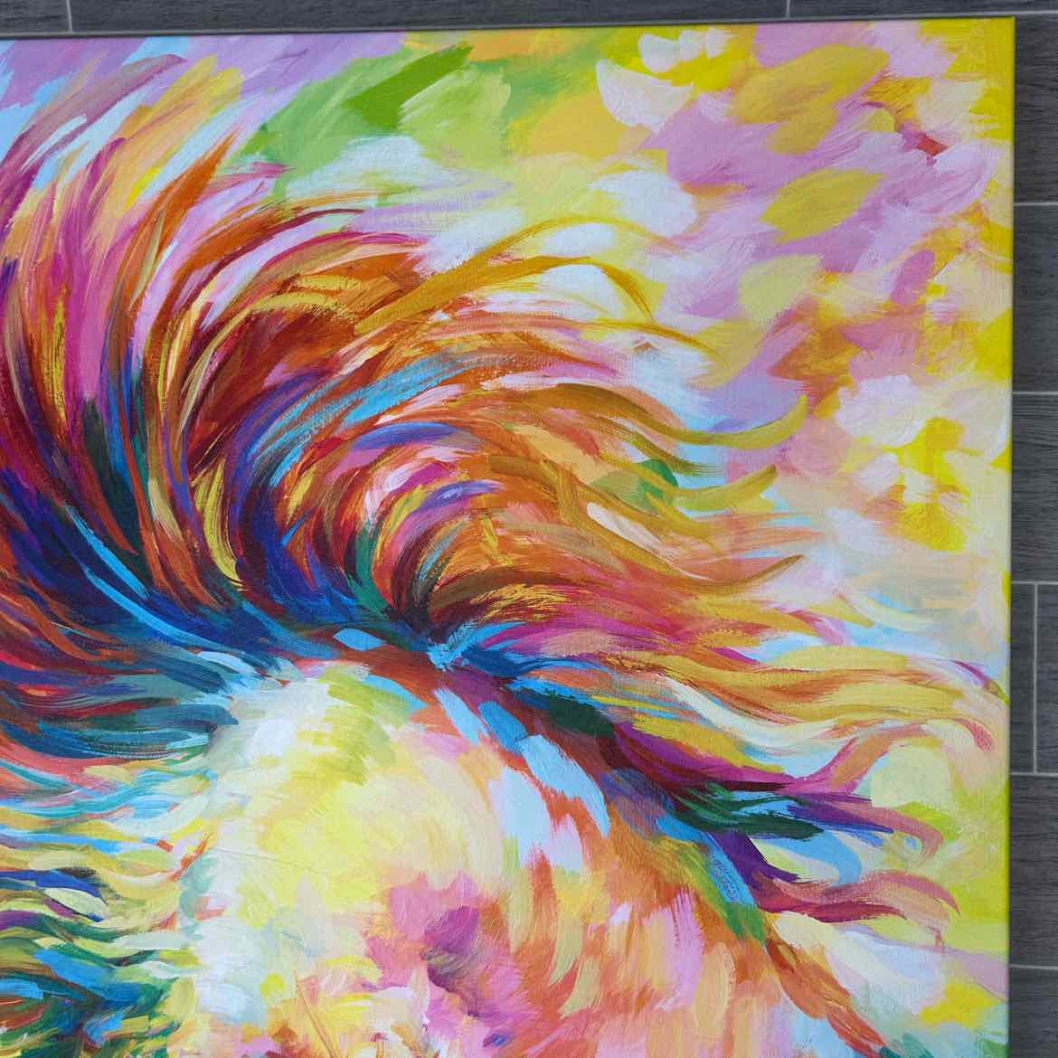 "Brave Horse" by Leon Devenice Canvas Print, 32" x 48"