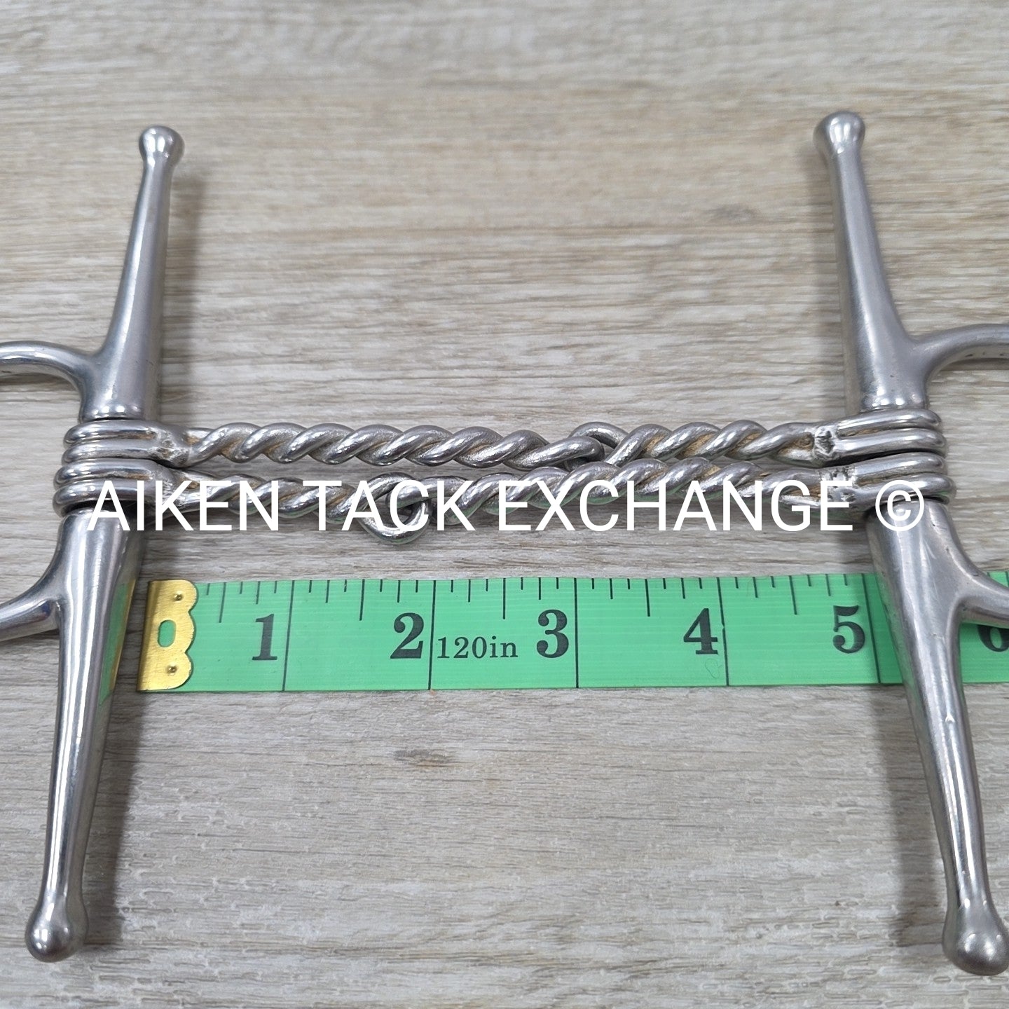 Double Twisted Wire Full Cheek Bit 4.75"