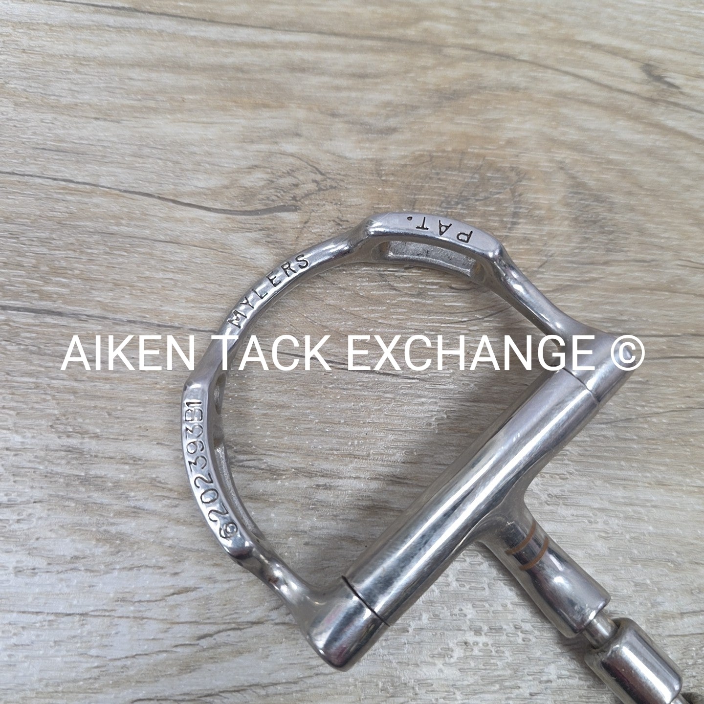 Myler English Dee with Hooks Mullen Triple Barrel Pony Bit MB 32-3 4.5"