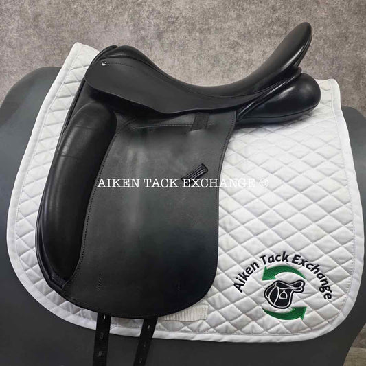 2018 County Inspiration Dressage Saddle, 17.5" Seat, Medium Narrow Tree, Wool Flocked Panels