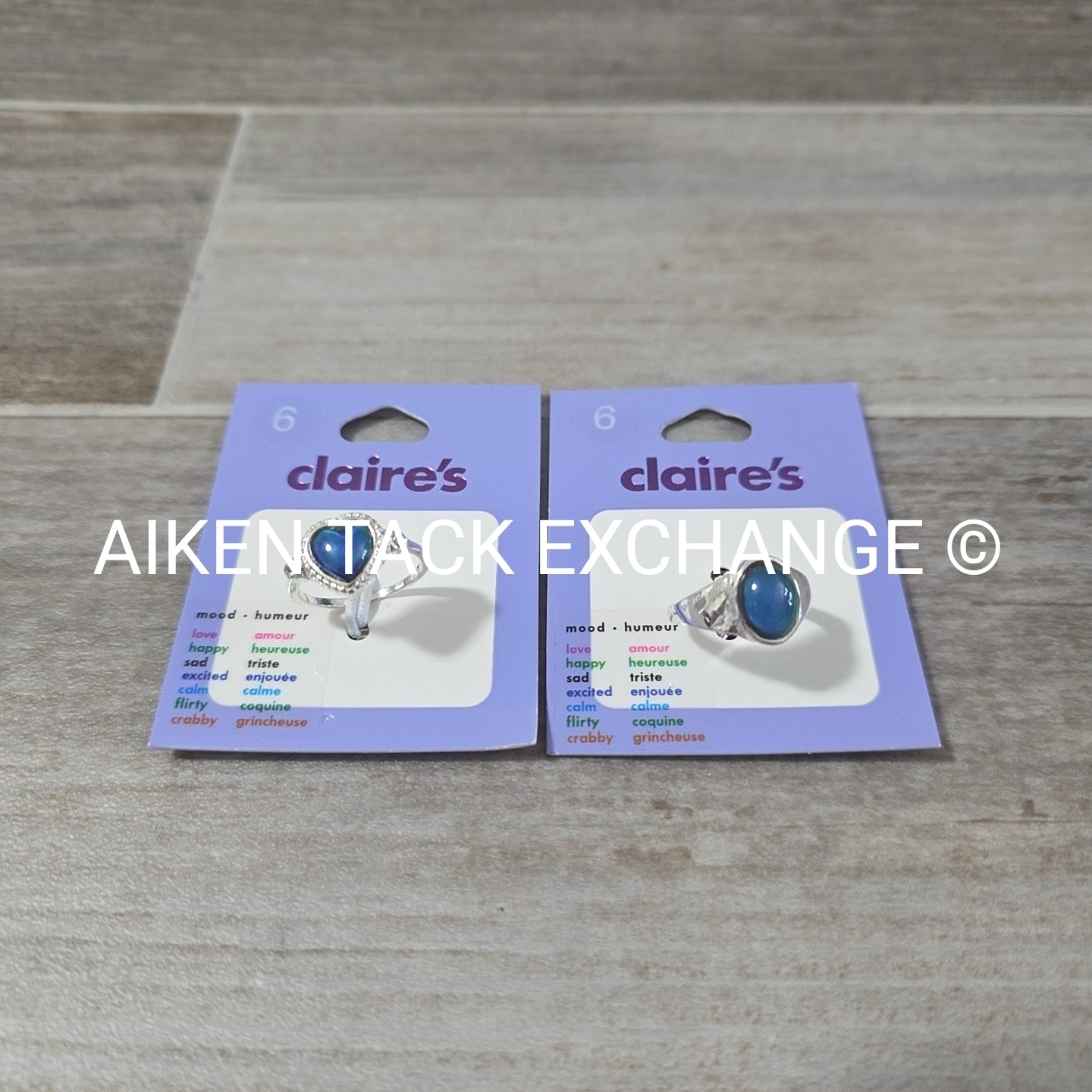 Claire's Mood Rings (2) - Size 6