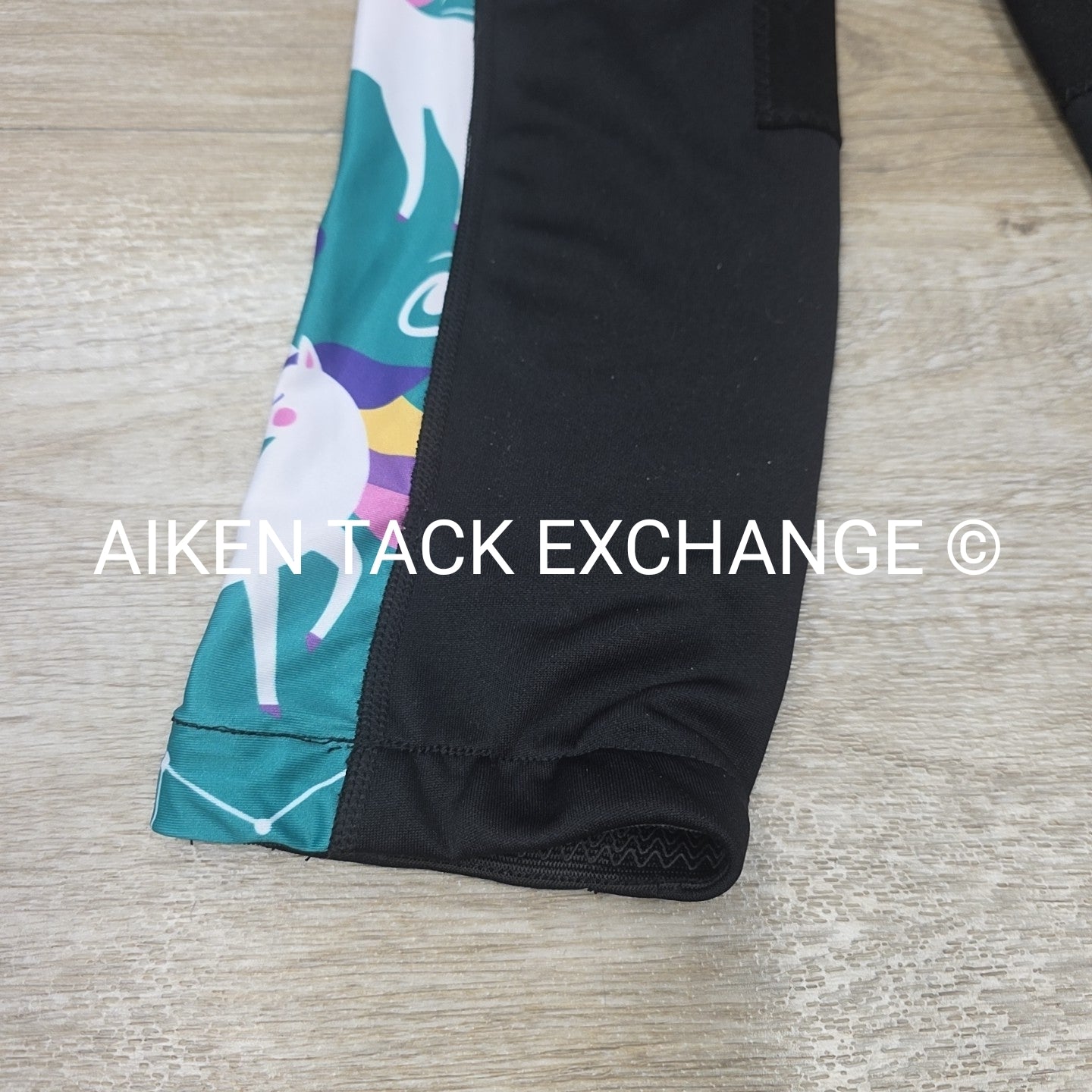 Royal Highness Unicorn Knee Patch Riding Tights, Youth XLarge