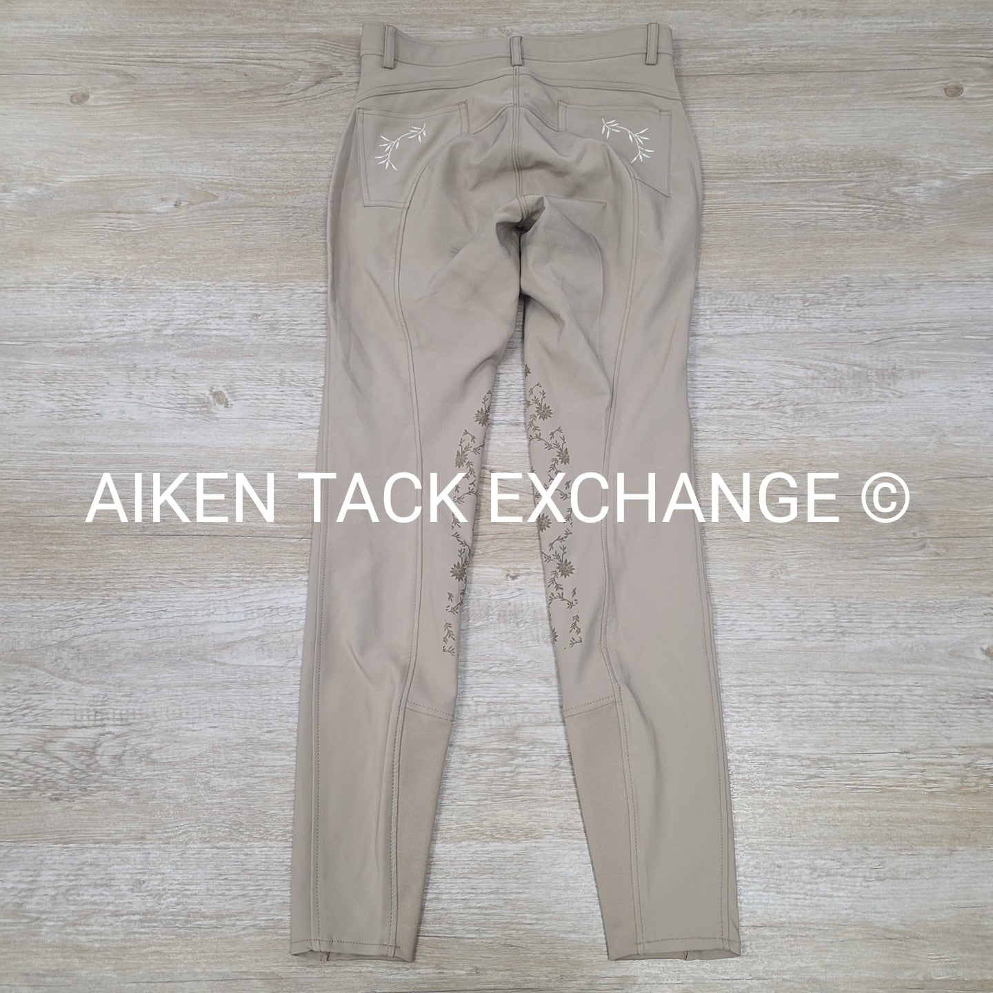 Horze Silicone Grip Knee Patch Breeches, Size 28