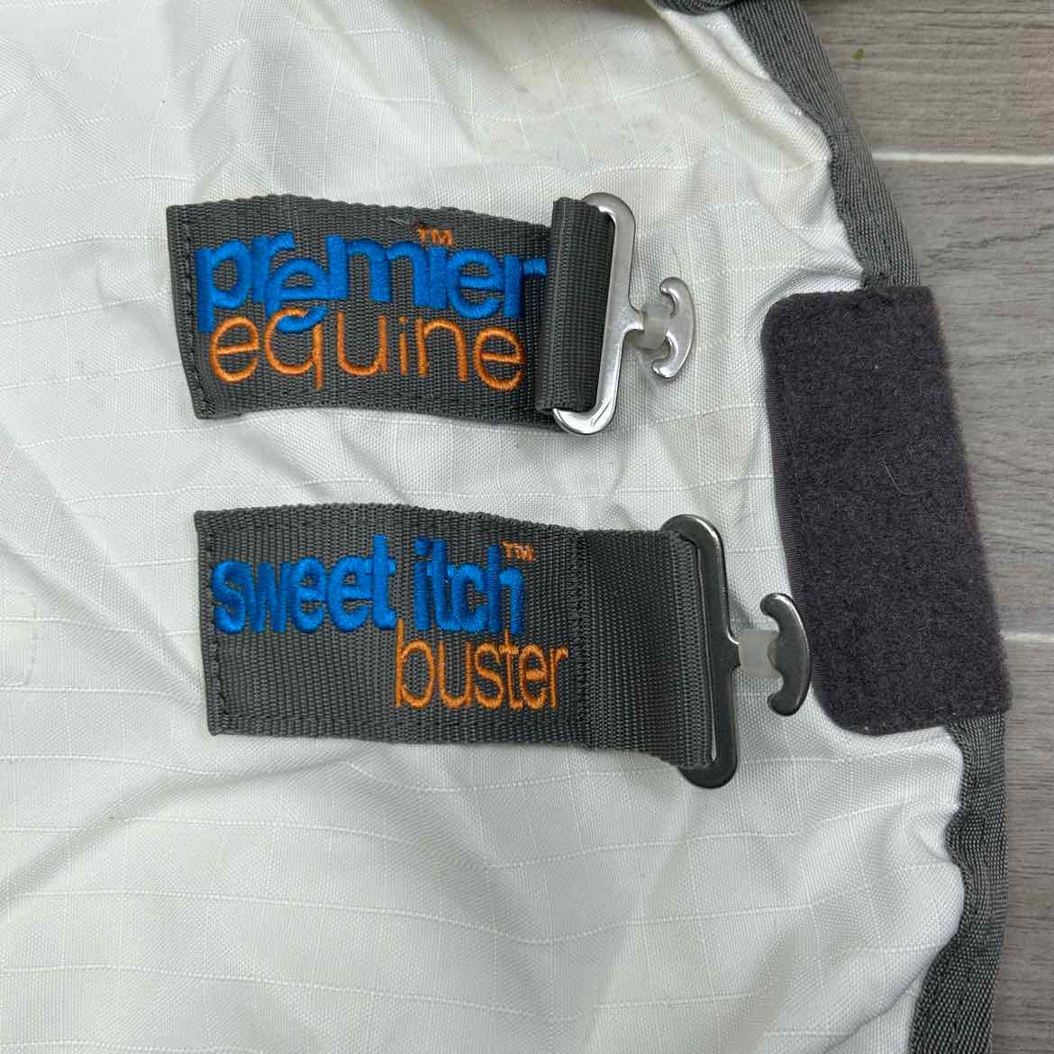 Premier Equine Sweet Itch Buster Fly Rug with Belly Strap, 86"