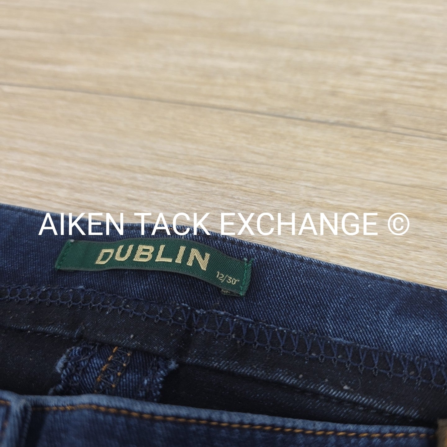 Dublin Shona Denim Knee Patch Breeches, Women's 30