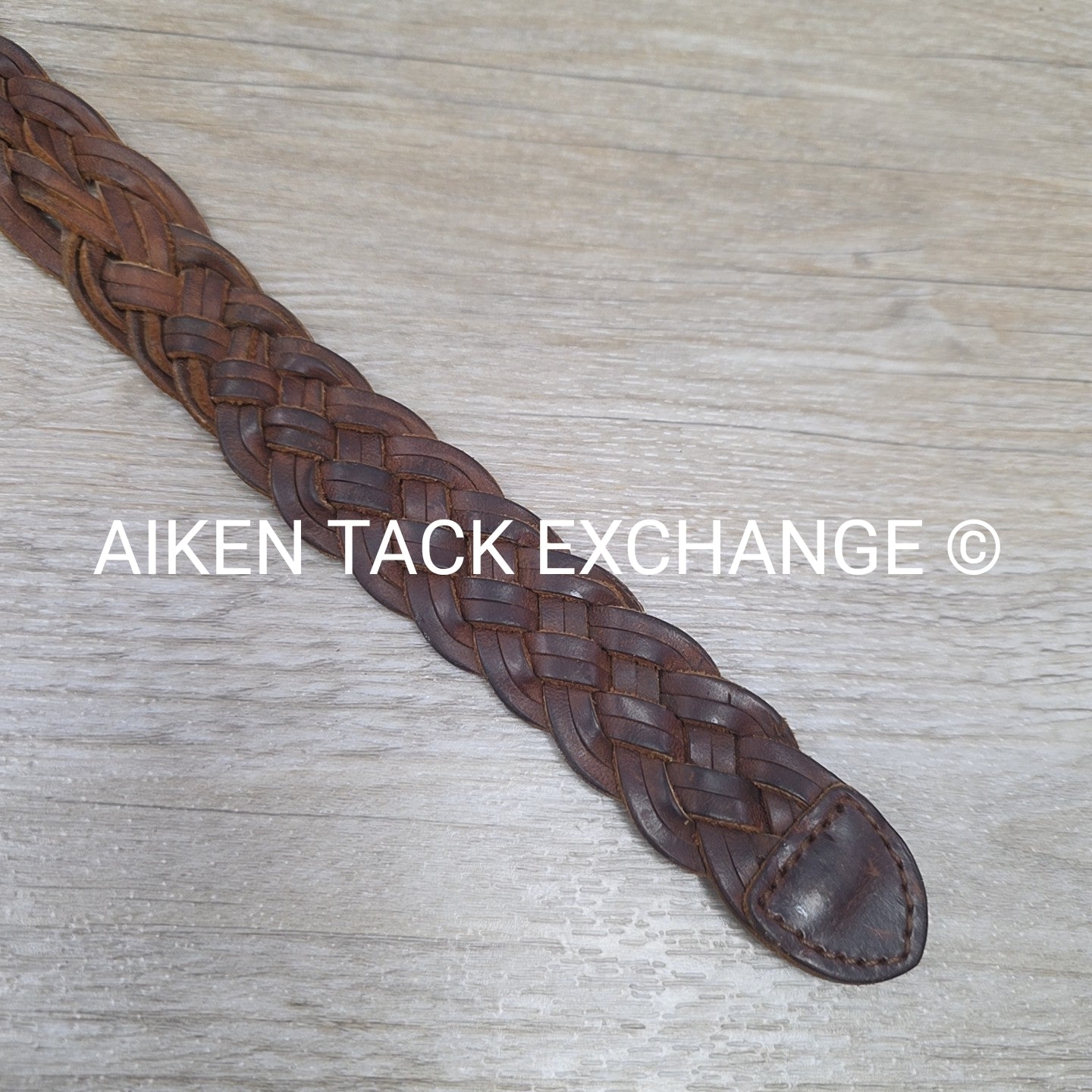 Braided Leather Belt, 34