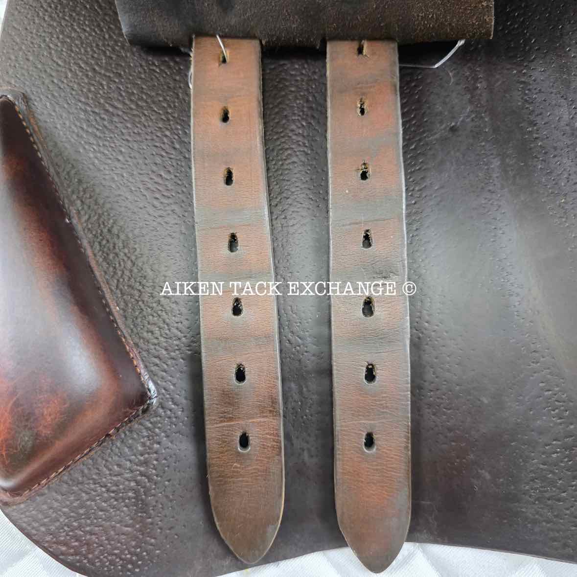 2007 Bruno Delgrange Virtuose Close Contact Jump Saddle, 17.5" Seat, Medium Wide Tree, Foam Panels